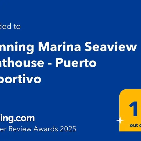Stunning Marina Seaview Penthouse - Puerto Deportivo אסטפונה